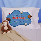 New Baby "Future All-Star" Personalized Pillowcase